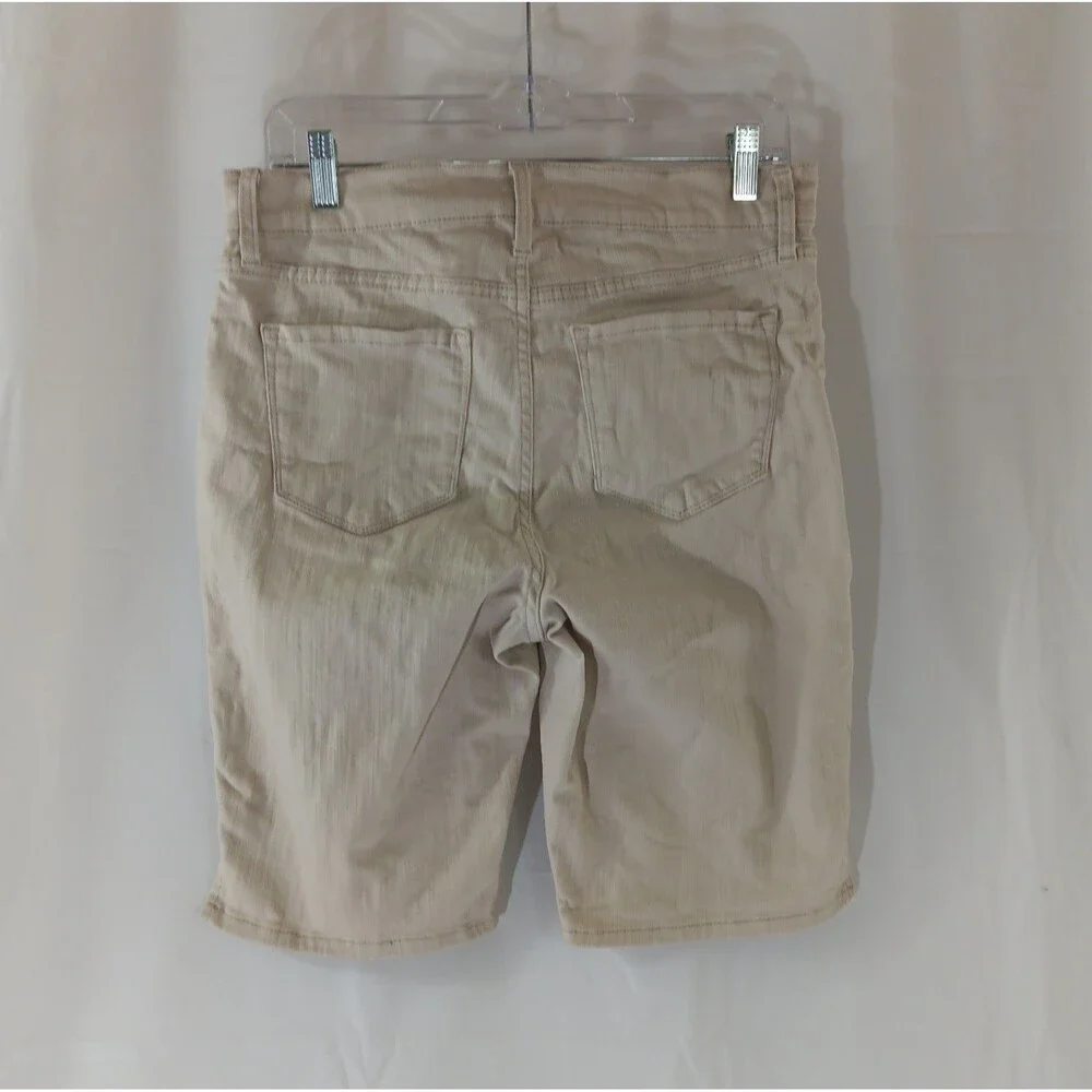 Code Bleu Denim Shorts Women's Size 6 Beige Long